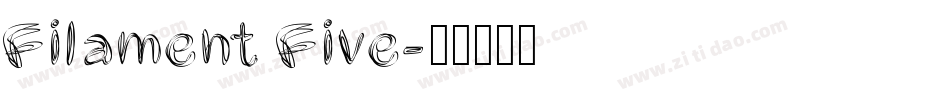 Filament Five字体转换